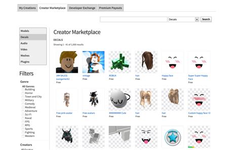 Updated Decal Image IDs for Roblox (October 2023).